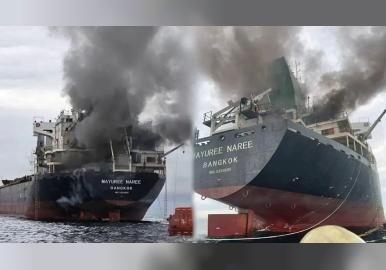 ഇന്ത്യയിലേക്ക് വരികയായിരുന്ന ചരക്കുകപ്പലിന് നേരെ ഹോര്‍മുസ് കടലിടുക്കില്‍ ആക്രമണം; 3 ജീവനക്കാരെ കാണാനില്ല