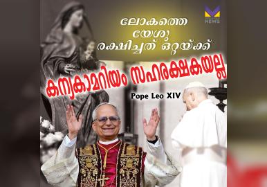 കന്യകാമറിയം സഹരക്ഷകയല്ല; ലിയോ പതിനാലാമൻ മാർപ്പാപ്പ 