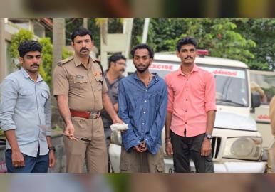   മാരക മയക്കുമരുന്നായ മെത്താ ഫിറ്റാമിനും, കഞ്ചാവും, വടിവാളുമായി കൊലപാതക കേസ്പ്രതി അറസ്റ്റിൽ.